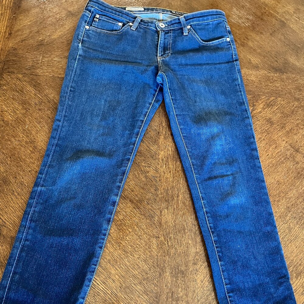 AG Adriano Goldschmied Stilt Roll-Up Cigarette Crop Jean Size 29